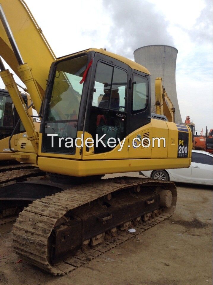 used KOMATSU PC200-7 excavator