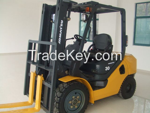 Used Forklift Komatsu 3T, Komatsu FD30 Forklift, Second Hand 3T Forklift