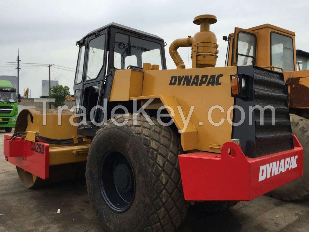 Used CA25 Road Roller/Used Single Drum Road Roller Dynapac CA25 Road Roller