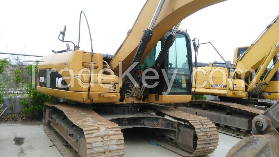 Used Heavy Construction CAT Excavator, Used Crawler CAT 320D Excavator