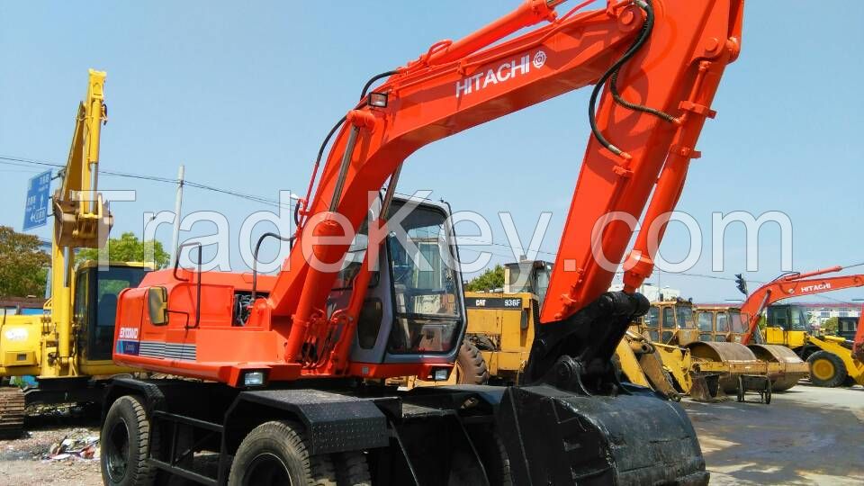 Used Hitachi Excavator EX100WD Wheel Excavator, EX100WD Wheel Excavator