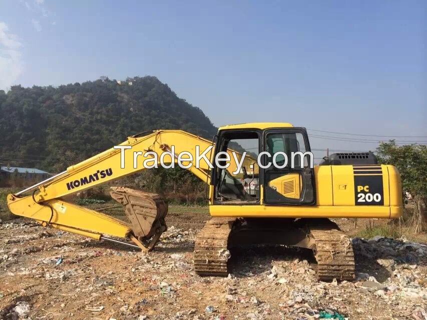 Used Komatsu PC200-7 Crawler Excavator/Second Hand PC200-7 Hydraulic Excavator