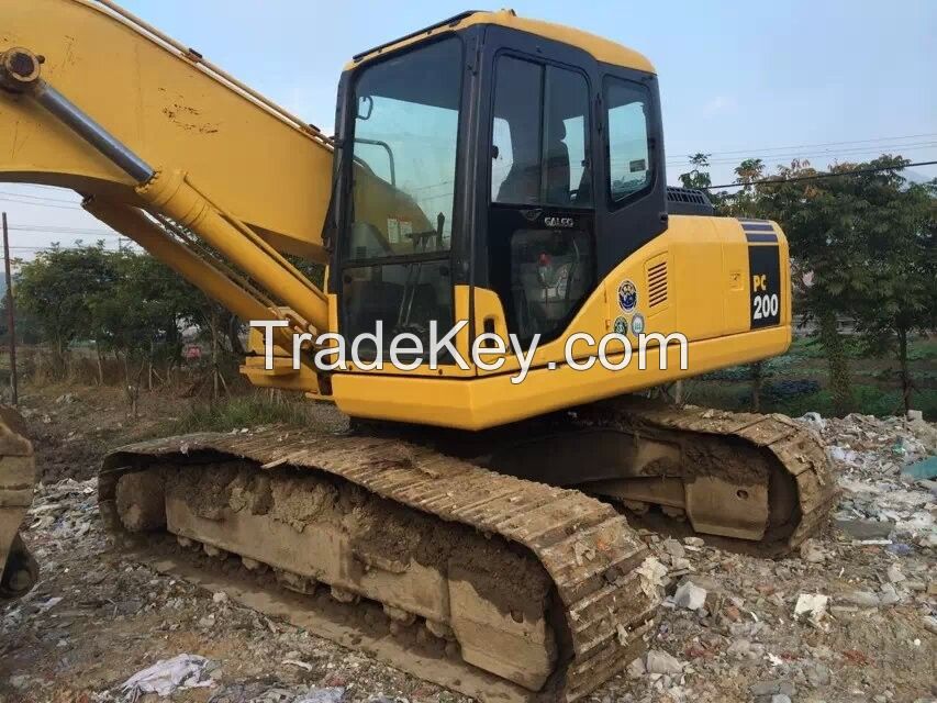 Used Komatsu PC200-7 Crawler Excavator/Second Hand PC200-7 Hydraulic Excavator