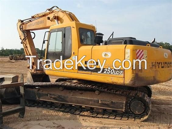 Used 250LC-7 Hyundai Excavator/ Hyundai 250LC-7 Crawler Excavator