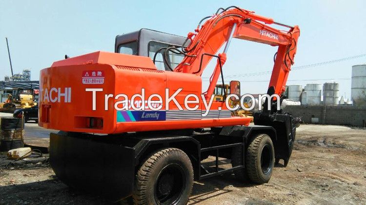 Good Condition Used Wheel Excavators Hitachi EX100WD for Sale, Cheap Excavators Used Hitachi EX100WD 