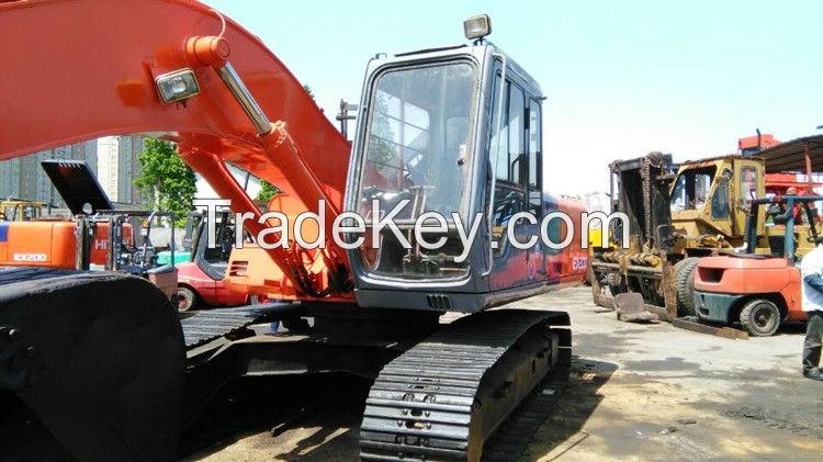 Used Cheap Excavators Hitachi EX200-3 Crawler Excavator, Good Quality Used Hitachi Excavator EX200-3