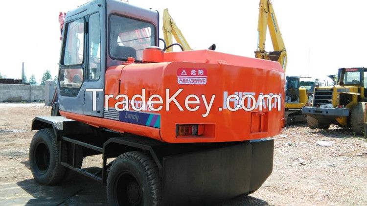 Good Condition Used Wheel Excavators Hitachi EX100WD for Sale, Cheap Excavators Used Hitachi EX100WD 