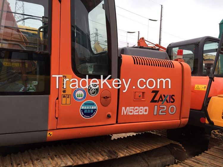 Used Good Quality Hitachi ZAXIS120 Excavators, Used Small ZAXIS 120 Hitachi Crawler Excavator