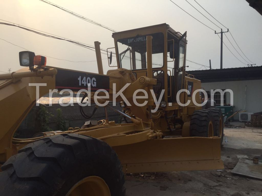 Shanghai China Sell Used Caterpillar 140G Motor Grader /Cat 12G 14G 140G  Grader