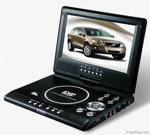 9 Inch Portable DVD Player With USB , Card Reader and Copy Function