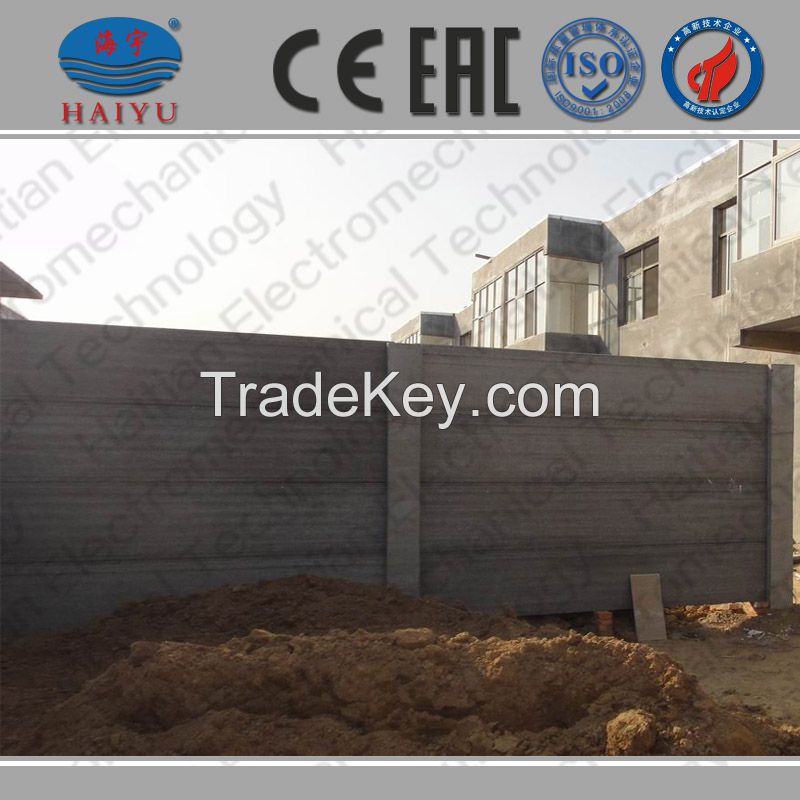 pre-cast concrete boundary wall machinery