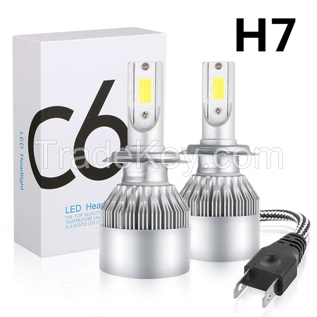 C6 LED headlights, front headlights, H4 headlights