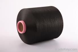 Polyester DTY 150D/48F Dope Dyed Black Yarn