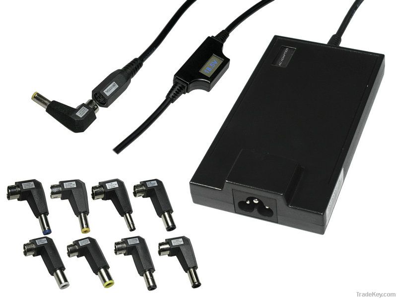 Laptop 90W Slim Universal Adapter with LCD dispaly