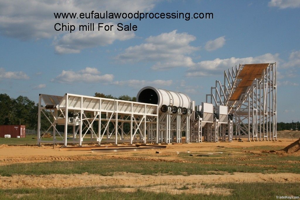 mill for sale wood chipping and pelletizing