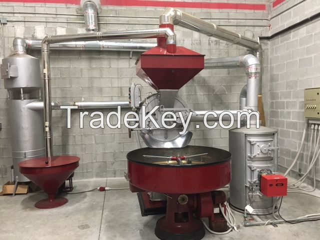 Coffee roaster line machinery - 30 kgs Officine Vittoria , made in Italy