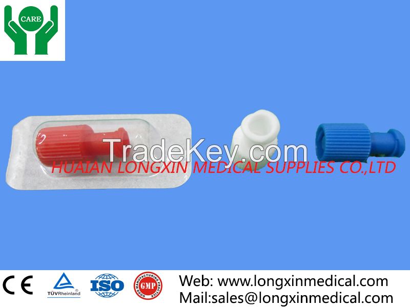 Red Combi stopper, sterile combi stopper, CE certified combi stopper