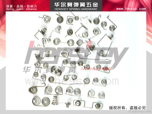 Nickel Torsion Spring , battery spring , Zinc torsion spring