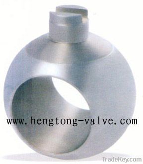 Trunnion valve ball with handle Zawor Kulowy
