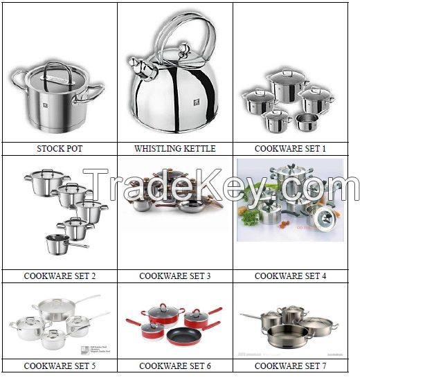 stainless steel cookware