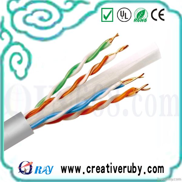Factory 1000ft 0.57mm CCAG Cat6 Cable