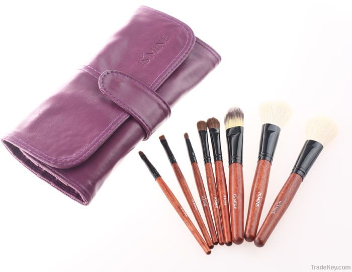 8  pcs  makeup brush set