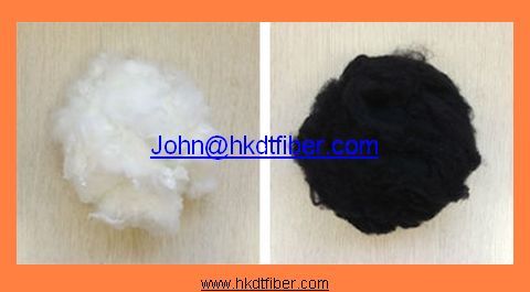 polyester staple fiber/staple fiber/100% Polyester /White/15D/7D Hollow conjugated silicon