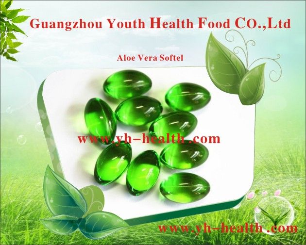 GMP Certified Health and Beauty Aloe Vera Oil Softgel