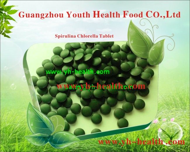 Health Food Spirulina Tablet OEM (Dietary Supplement)