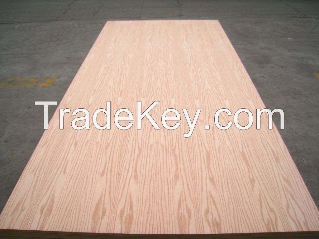 Red oak Plywood, poplar core, E2 glue