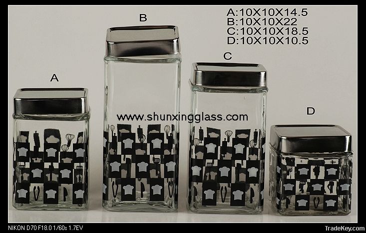 storage glass jar