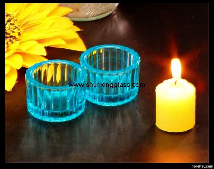 glass candle holder