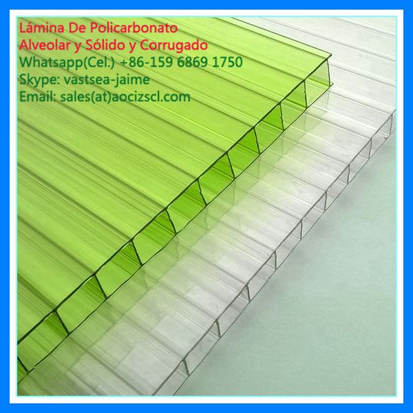 greenhouse roofing material, twin wall polycarbonate hollow sheets