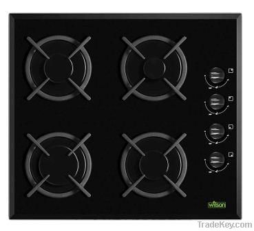 Built-in glass hob