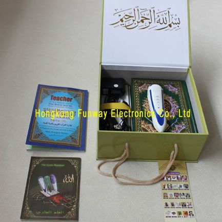 Digital Quran/Coran/Koran Pen with Arabic Teacher Book