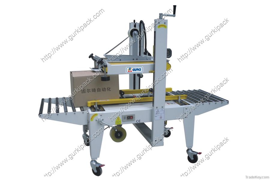 top and bottom belts driven box sealer packaging machinery
