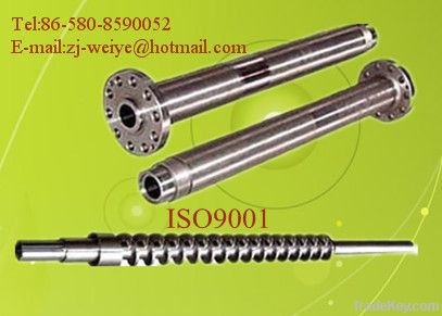 single screw and barrel for pvc pipe/recycled extruder