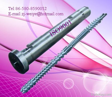 PVC/PP/PA screw and barrel for extrusion machine
