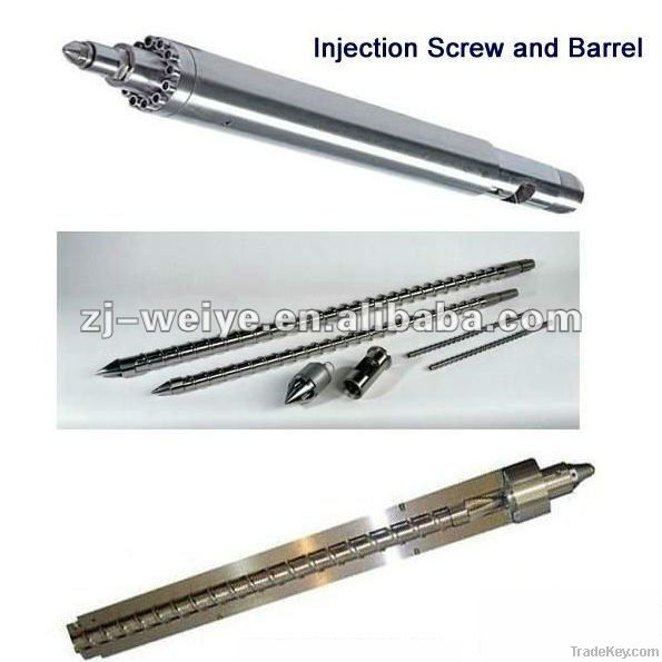 single screw and barrel for PP/PVC/PE plastic injection machine