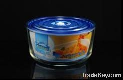 Glass Food Container (With Lid)