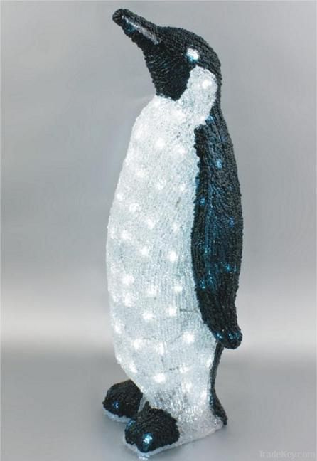 3D Penguin Acrylic LED light