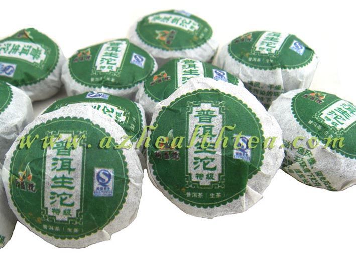 125g Organic Chinese Puer Tea Row Tea Original Taste With Bamboo Box