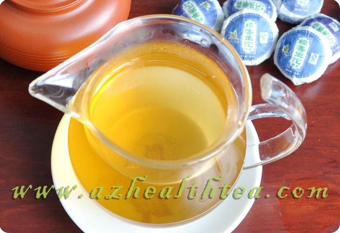 125g Organic Chinese Puer Tea Row Tea Sticky Rice Taste With Bamboo Bo