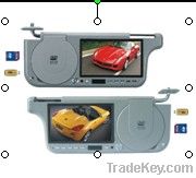 7ã€žTFT-LCD Sun visor DVD Player