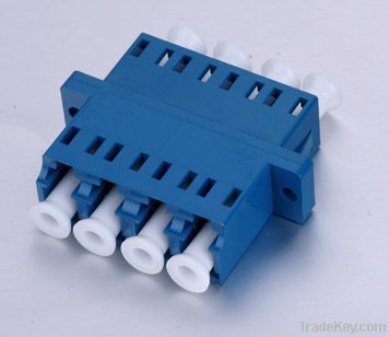 LC quad fiber optic adapter from our facotry