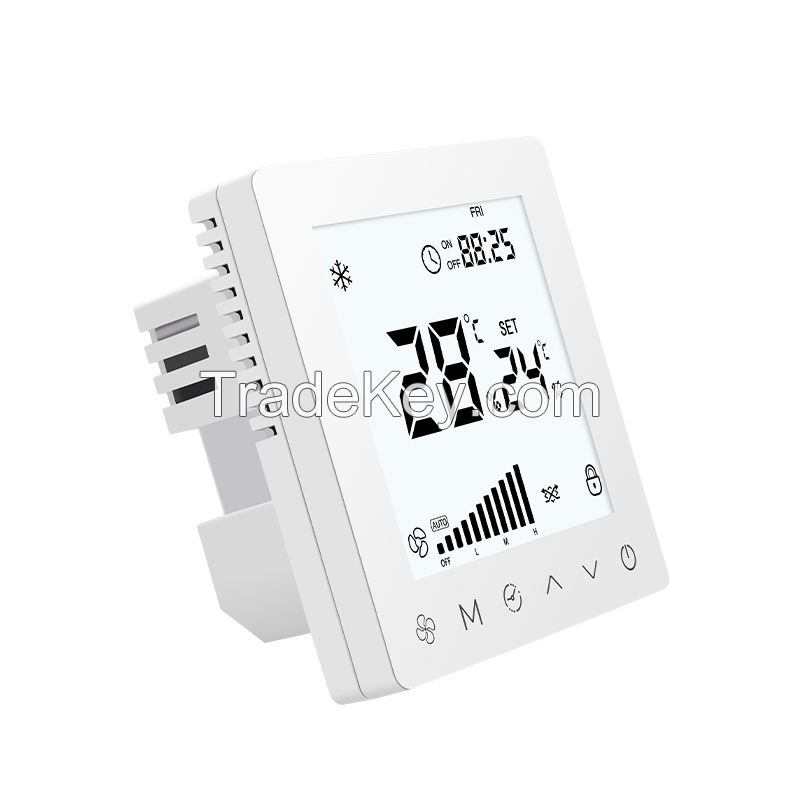 Central air-conditioning thermostat switch with temperature control modbus RS485 thermostat