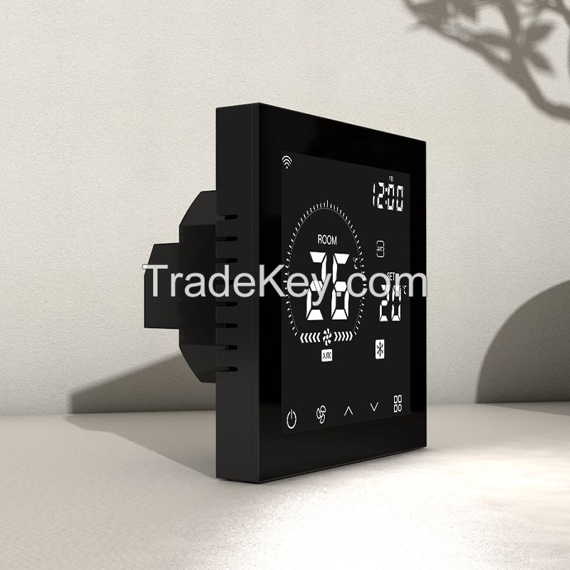 FCU thermostat DC24V with heating and cooling fan speed control WIFI remote smart controller