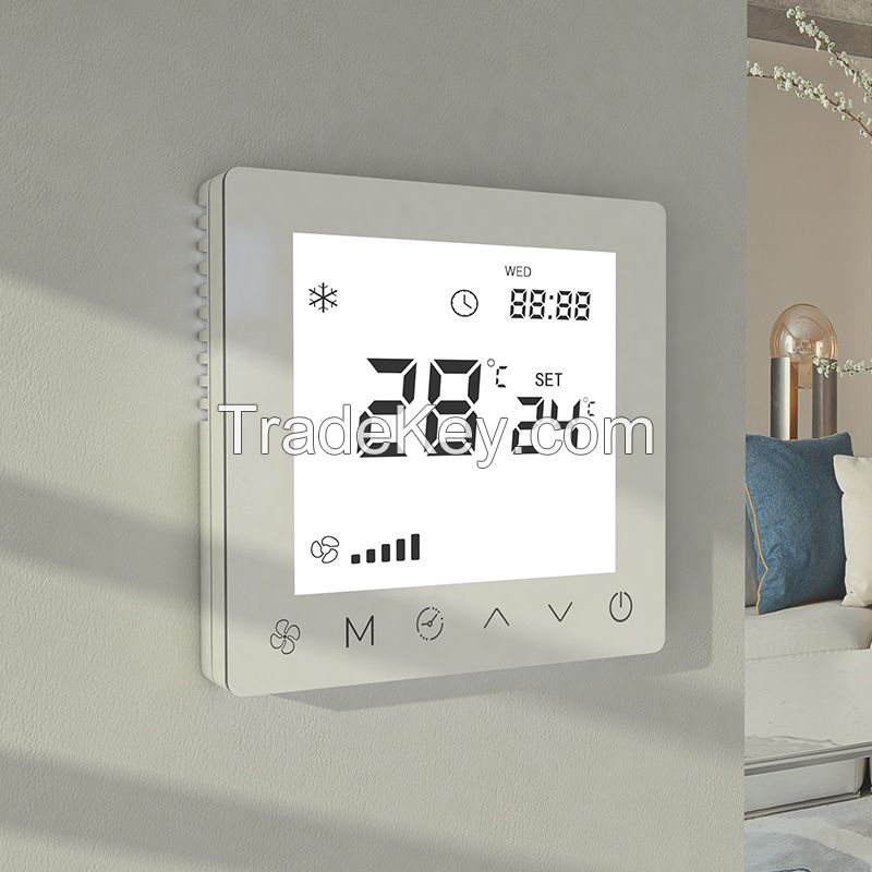 Central air-conditioning thermostat switch with temperature control modbus RS485 thermostat
