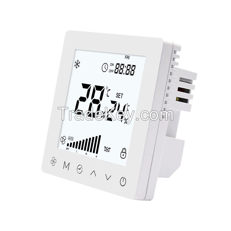Central air-conditioning thermostat switch with temperature control modbus RS485 thermostat