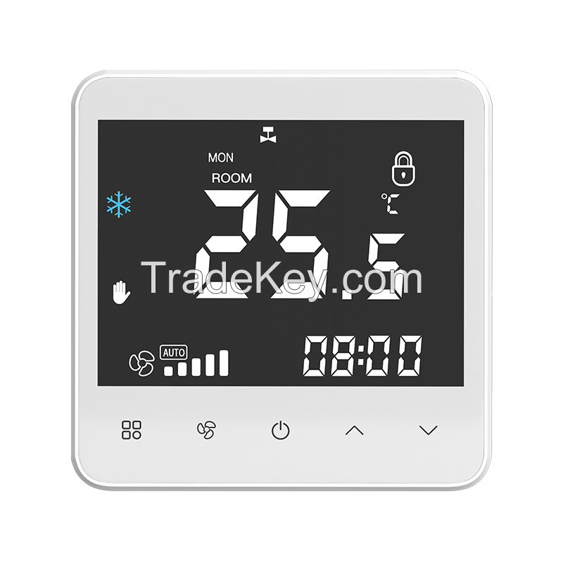 WIFI Smart WIFI HVAC Controller Thermostat Air Conditioner Cooling Heating Tuya Smart Thermostat With 4/2 Pipes
